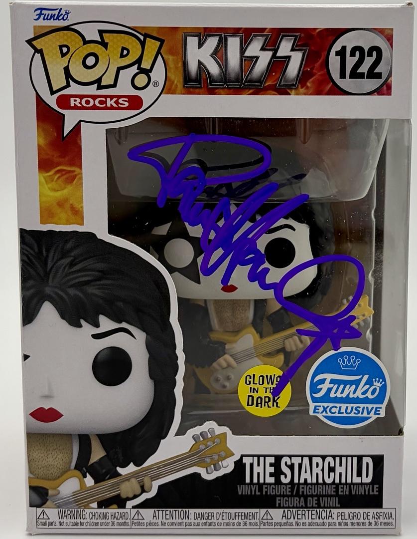 Paul Stanley signed "Starchild" Funko #122 (KISS) - JSA COA